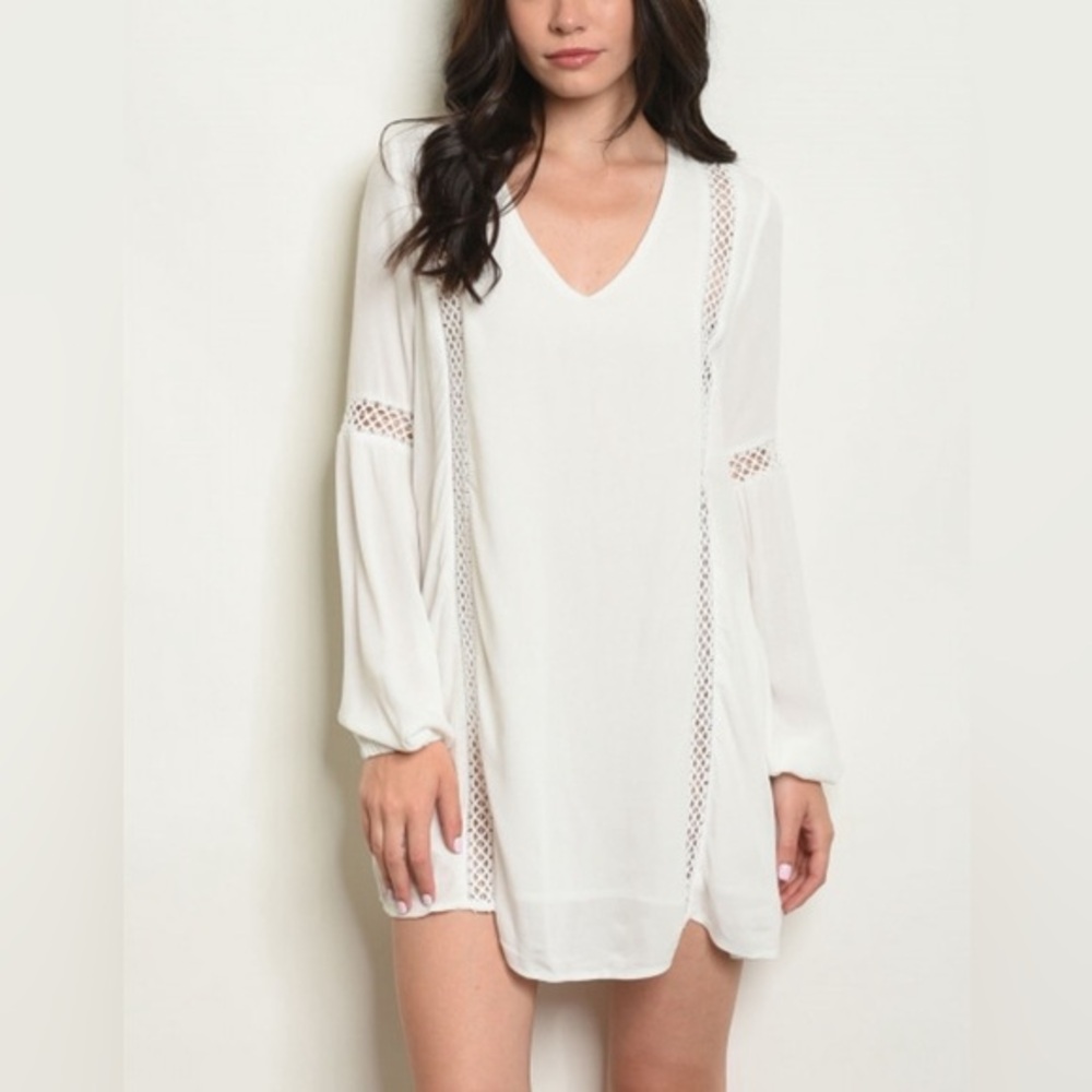 White Beach Mini Dress